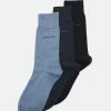Calvin Klein Underwear MEN CREW COMBED FLAT ERIC 3 PACK - Chaussettes Prix Légers sous-vêtements & chaussettes homme homme