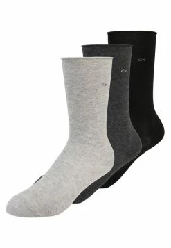 Calvin Klein Underwear Faible Prix EMMA 3 PACK - Chaussettes lingerie chiné femme