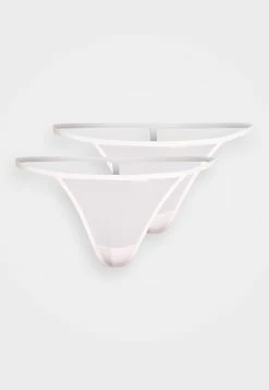 Calvin Klein Underwear THONG 2 PACK - String Prix Affortable lingerie transparent femme -France Calvin Klein Underwear Soldes Boutique 22dbf60a6d2b4384b45966ab07a24e91