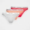 Soldes En Ligne Calvin Klein Underwear BRAZILIAN 3PACK - Slip lingerie transparent femme