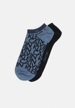 50% Off De Vente Calvin Klein Underwear LINER DEANGELO 2 PACK - Chaussettes sous-vêtements & chaussettes imprimé homme