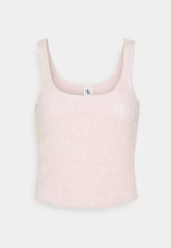 Calvin Klein Underwear Promos LOUNGEWEAR TANK - Haut de pyjama lingerie encolure large ronde femme -France Calvin Klein Underwear Soldes Boutique 2770d58c1e4d4aa5a8588657ebad6191