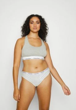 Calvin Klein Underwear Prix Ourlé CAROUSEL PLUS SIZE THONG 3 PACK - String lingerie normale femme