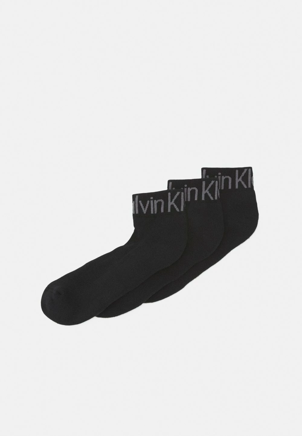 Calvin Klein Underwear MEN QUARTER LOGO WELT 3 PACK - Chaussettes Vendre-Réclame sous-vêtements & chaussettes chiné homme 5 Calvin Klein Underwear MEN QUARTER LOGO WELT 3 PACK - Chaussettes Vendre-Réclame sous-vêtements & chaussettes chiné homme – Image 3