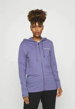 Calvin Klein Underwear Prix Acceptable MODERN STRUCTURE FULL ZIP HOODIE - Haut de pyjama lingerie capuche femme