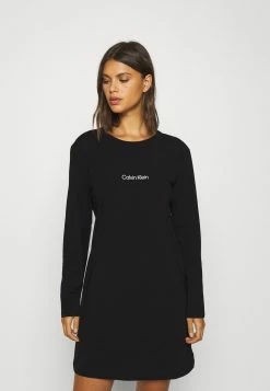 Calvin Klein Underwear Prix Imbattable MODERN STRUCTURE NIGHTSHIRT - Chemise de nuit / Nuisette pyjamas et nuisettes col rond femme