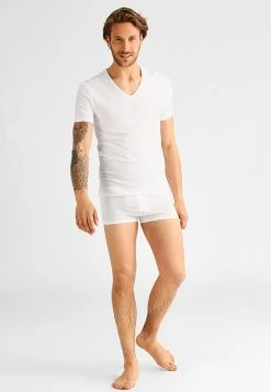 Prix De Rêve Calvin Klein Underwear 2 PACK - Caraco sous-vêtements col en v profond homme