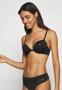 Prix Légers Calvin Klein Underwear PERFECTLY FIT FLEX PLUNGE - Soutien-gorge push-up lingerie ampliforme femme