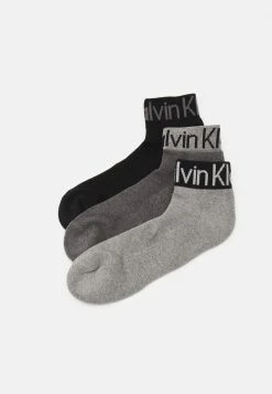 Calvin Klein Underwear MEN QUARTER LOGO WELT 3 PACK - Chaussettes Prix Usine sous-vêtements & chaussettes couleur unie homme -France Calvin Klein Underwear Soldes Boutique 5b691b2a654649c7946ceb3ec9878592 3