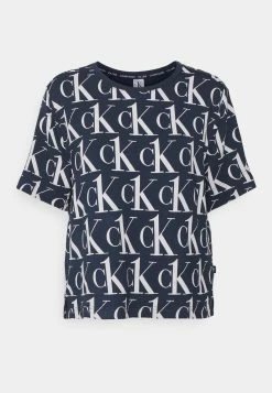 Calvin Klein Underwear Prix Favorable PLUSH LOUNGEWEAR CREW NECK - Haut de pyjama pyjamas et nuisettes col rond femme