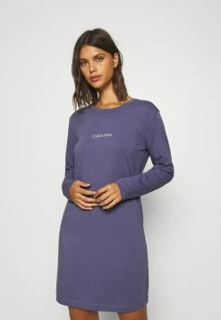 Prix Légers Calvin Klein Underwear MODERN STRUCTURE NIGHTSHIRT - Chemise de nuit / Nuisette lingerie col rond femme