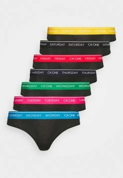 Calvin Klein Underwear THONG 7 PACK - String Bonne Qualité lingerie normale femme -France Calvin Klein Underwear Soldes Boutique 752b81ec19094891a6b1dee66b275a20