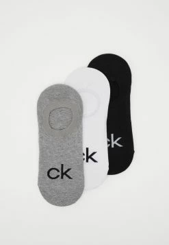 Calvin Klein Underwear Prix Usine MEN LINER LOGO 3 PACK - Socquettes sous-vêtements chiné homme