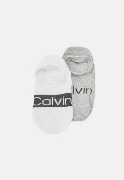 Calvin Klein Underwear FOOTIE HIGH CUT LOGO 2 PACK UNISEX - Chaussettes Soldes chaussettes et collants chiné -France Calvin Klein Underwear Soldes Boutique 8795ade056c34e7d9088a99542372d48
