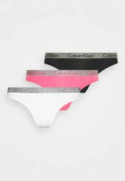 Calvin Klein Underwear RADIANT THONG 3 PACK - String Haute Qualité lingerie normale femme
