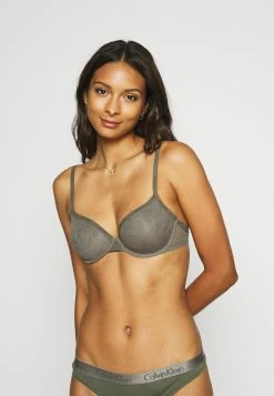 Calvin Klein Underwear Prix Imbattable SHEER MARQ TROPICAL LIGHTLY LINED DEMI - Soutien-gorge à armatures lingerie ampliforme femme