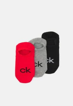 Faible Prix Calvin Klein Underwear MEN LINER LOGO ALBERT 3 PACK - Socquettes sous-vêtements & chaussettes chiné homme