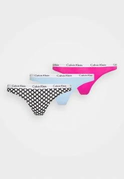 Calvin Klein Underwear Un Tarif Préférentiel THONG 3 PACK - String lingerie basse femme -France Calvin Klein Underwear Soldes Boutique b3232ec86a3c48988733d090a4a0164e