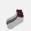 Produit de première qualité Calvin Klein Underwear MEN QUARTER LOGO WELT 3 PACK - Chaussettes sous-vêtements & chaussettes chiné homme