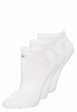 Calvin Klein Underwear WOMEN LINER LOGO 3 PACK - Chaussettes Authentique 100% lingerie couleur unie femme