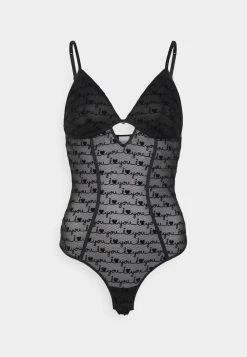 Se Vend Bas Prix Calvin Klein Underwear I HEART YOU V-DAY - Body lingerie transparent femme