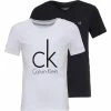 Calvin Klein Underwear Prix Équitable 2 PACK - T-shirt imprimé t-shirts col rond unisex