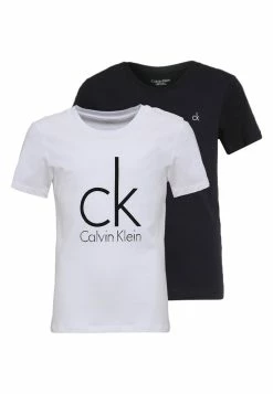 Calvin Klein Underwear Prix Équitable 2 PACK - T-shirt imprimé t-shirts col rond unisex