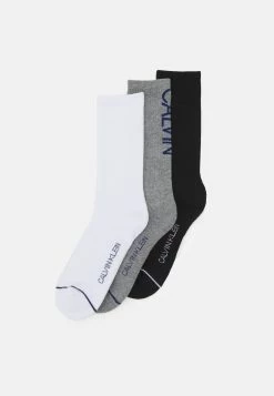 Calvin Klein Underwear MENS CREW ATHLEISURE GAVIN 3 PACK - Chaussettes Petit Prix sous-vêtements & chaussettes chiné homme