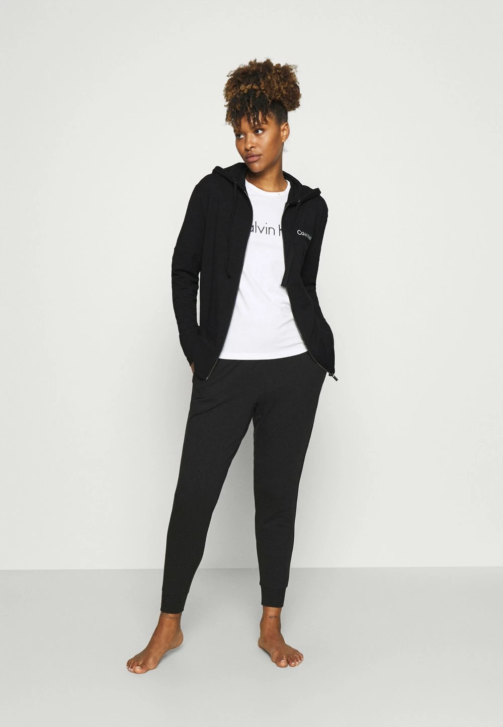 Calvin Klein Underwear Prix Favorable MODERN STRUCTURE FULL ZIP HOODIE - Haut de pyjama lingerie capuche femme 4 Calvin Klein Underwear Prix Favorable MODERN STRUCTURE FULL ZIP HOODIE - Haut de pyjama lingerie capuche femme – Image 2