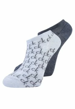 Calvin Klein Underwear REPEAT LOGO SNEAKER 2 PACK - Chaussettes Prix Imbattable chaussettes et collants chiné femme