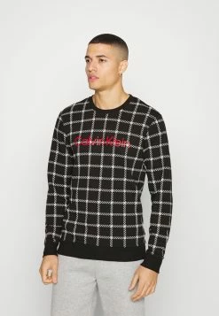 Calvin Klein Underwear LOGO GRAPHIC LOUNGE - Haut de pyjama Plus Bas Prix De Vente pyjamas col rond homme